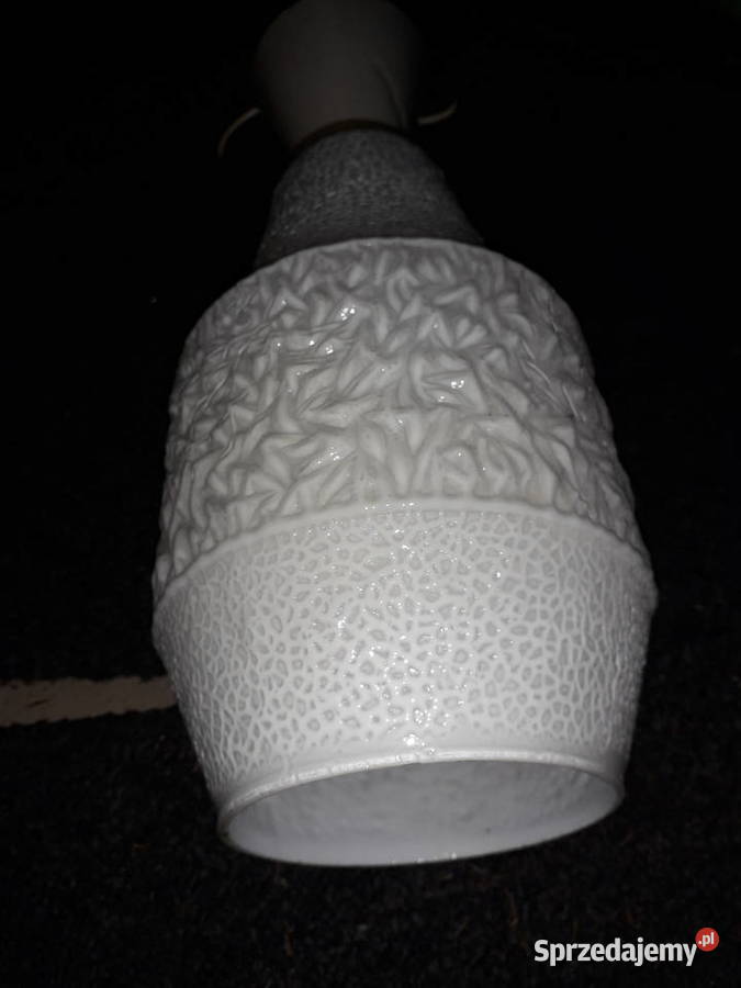 Lampa klosz nakrapiany Antyki, Sztuka, Kolekcje Warszawa sprzedam