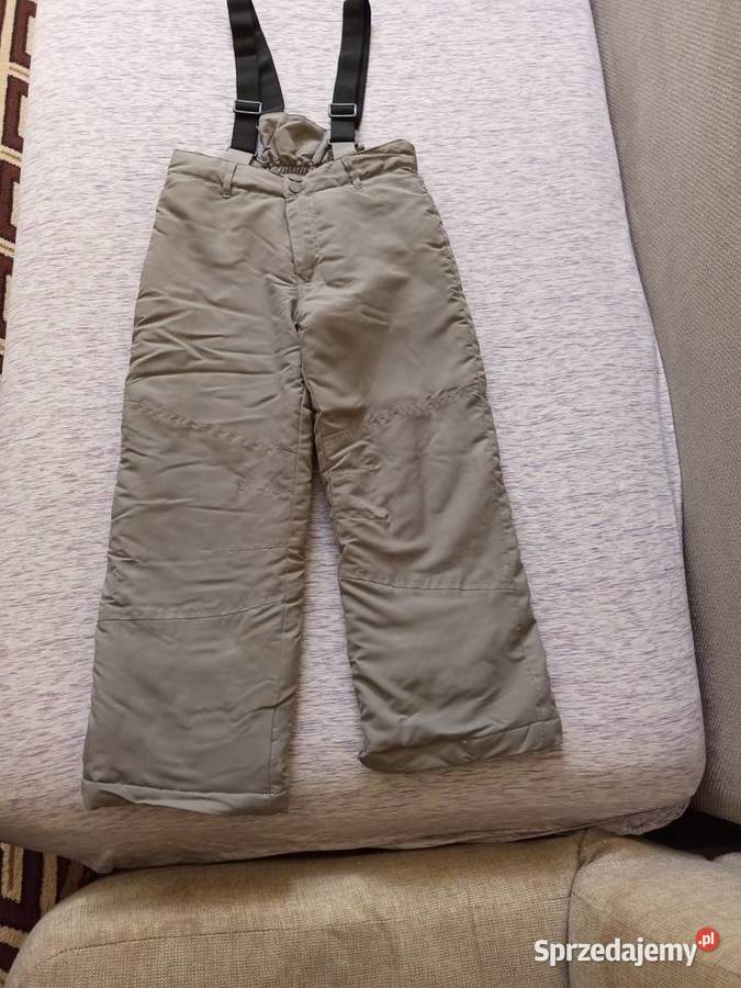 Spodnie ocieplane szary/srebrny małopolskie Kraków sprzedam