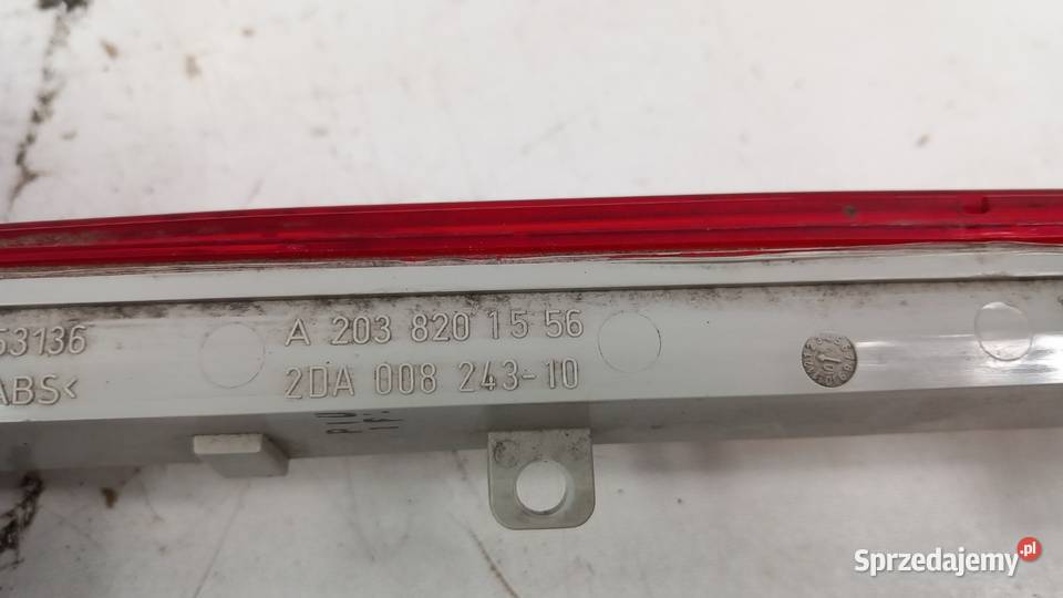 MERCEDES C KLASA W203 KOMBI LAMPA 3 STOP osobowe Zbierkowo