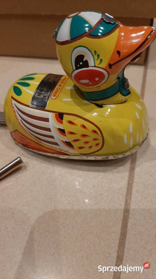 Zabawka Metalowa Nakręcana Kaczuszki w Rzędzie Pozostałe lubuskie Nowa Sól