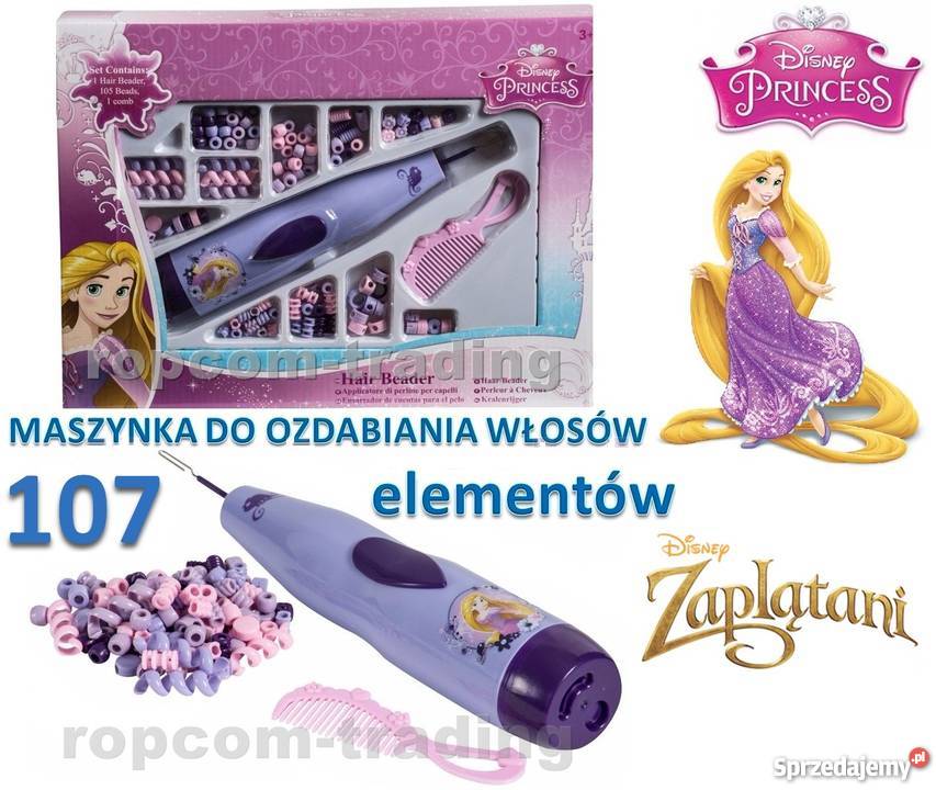Roszpunka Zestaw do Ozdabiania Włosów Warkoczyki Mogilany sprzedam