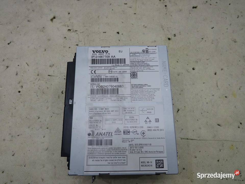 RADIO CZYTNIK CD VOLVO V40 II 20 D4 31667709AA sprzedam