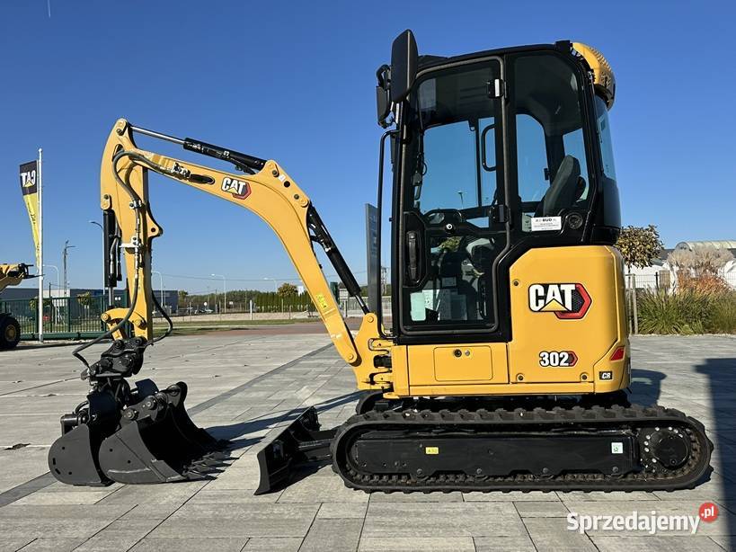 FABRYCZNIE NOWA MINIKOPARKA CATERPILLAR 302 CR wielkopolskie