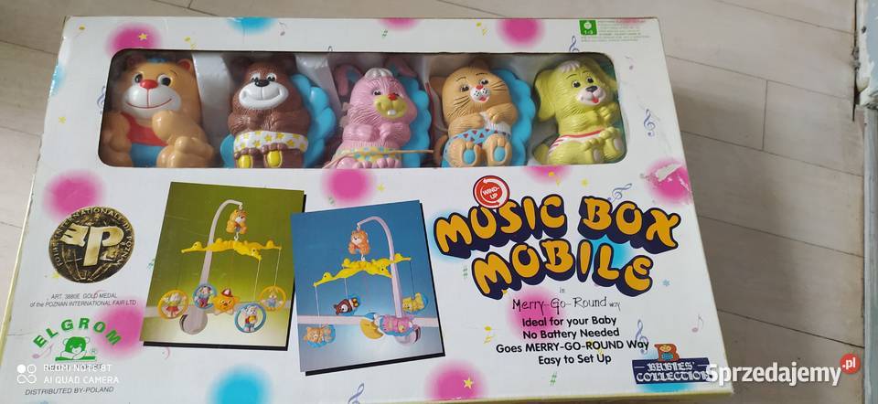 karuzela do łóżeczka pozytywka wielkopolskie Poznań