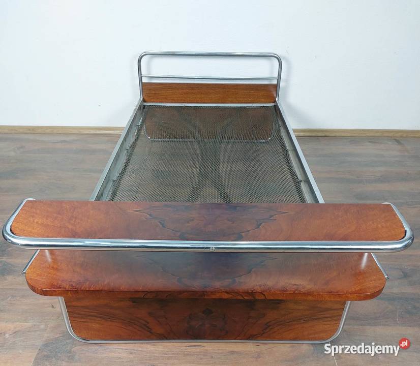 Thonet Sofa Łóżko Tapczan Renowacji Orzech Chrom małopolskie Kraków