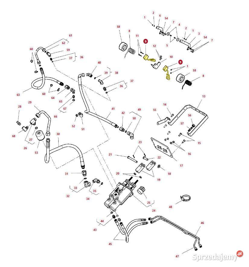 Czujnik pedału hamulca Fendt Massey Ferguson Białystok
