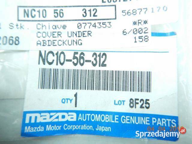 PLASTIK OSŁONA PRAWA MAZDA MIATA 9905 sprzedam