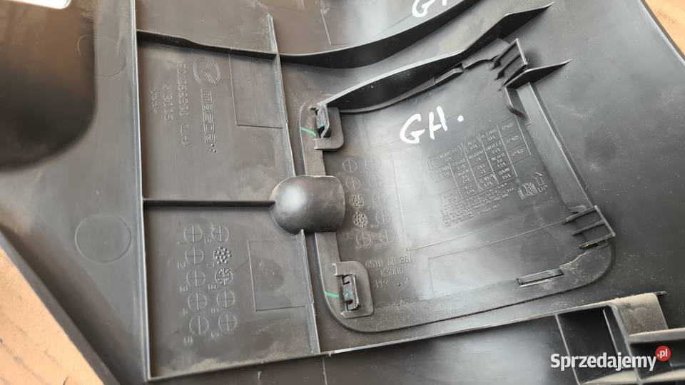 Mazda 6 GH listwa zaślepka dolna słupka A klapka tapicerki samochodowe Legnica sprzedam