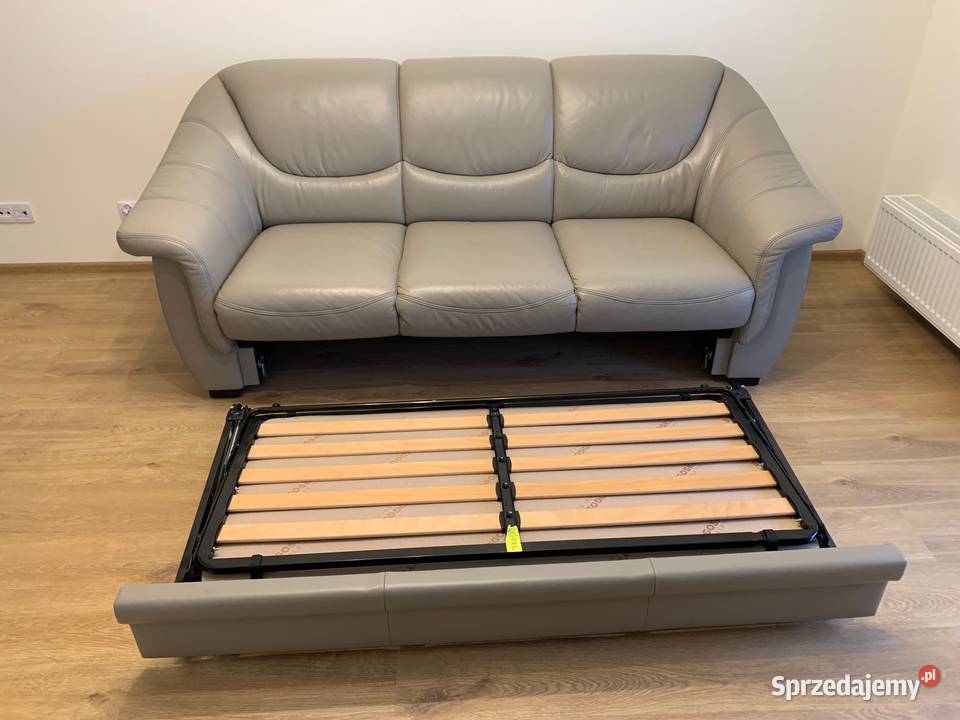 Sprzedam skórzaną kanapę 104cm Lublin
