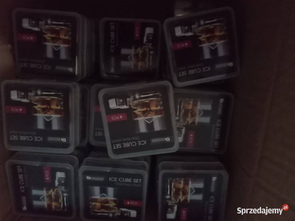 kostki metalowe do whisky i napojow Pozostałe