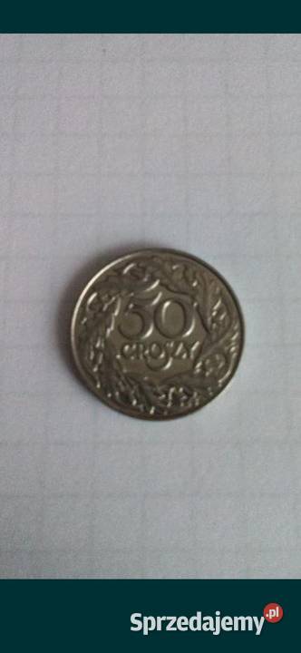 Moneta monety 50 groszy 1923r 1 złoty 1929r