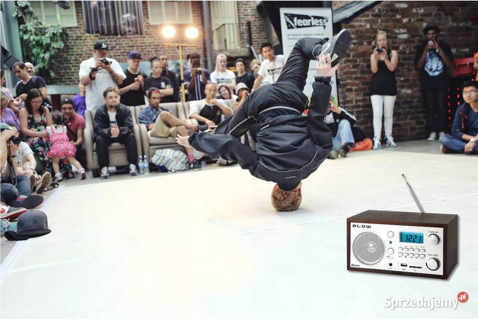 Radio Kuchenne Przenośne FM Głośnik Bluetooth