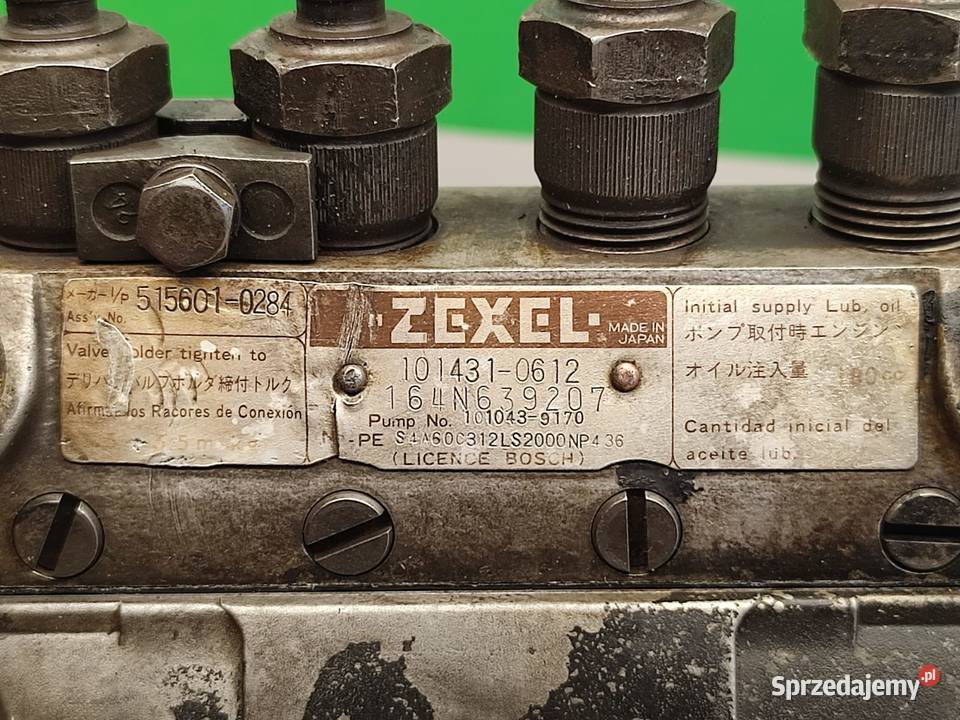 Pompa wtryskowa rzędowa mechaniczna ZEXEL 101043 Motoryzacja Wilkowo