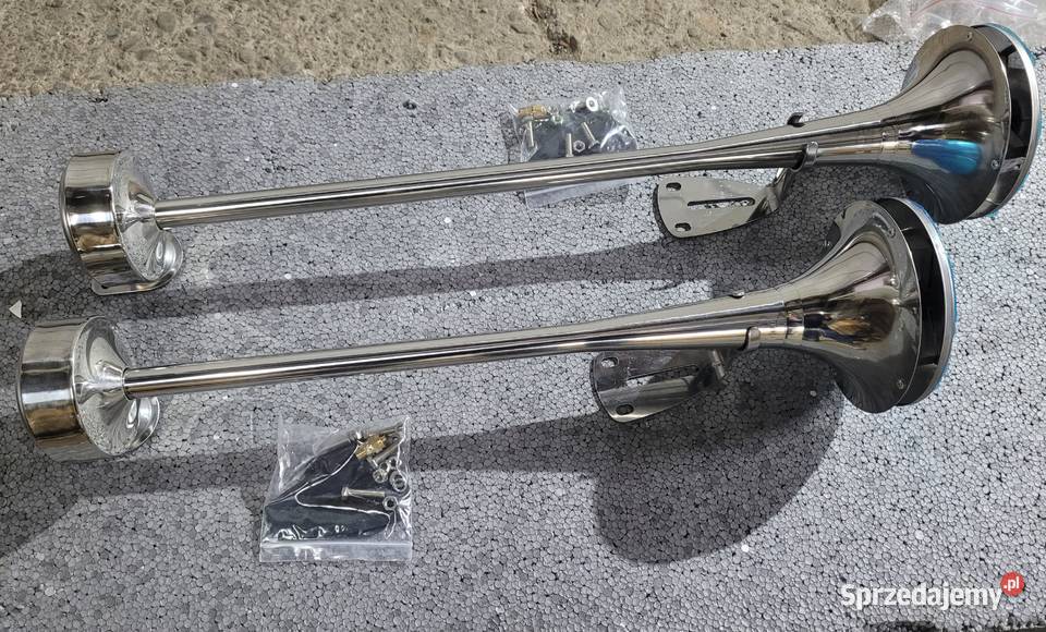 Trąby Fanfary pnematyczne 6458 stal nierdzewna Pozostałe