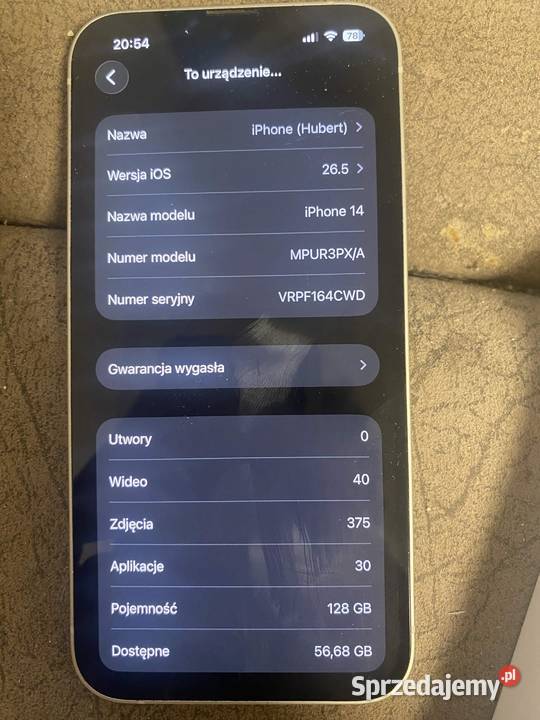 Iphone 13 biały STAN wielkopolskie