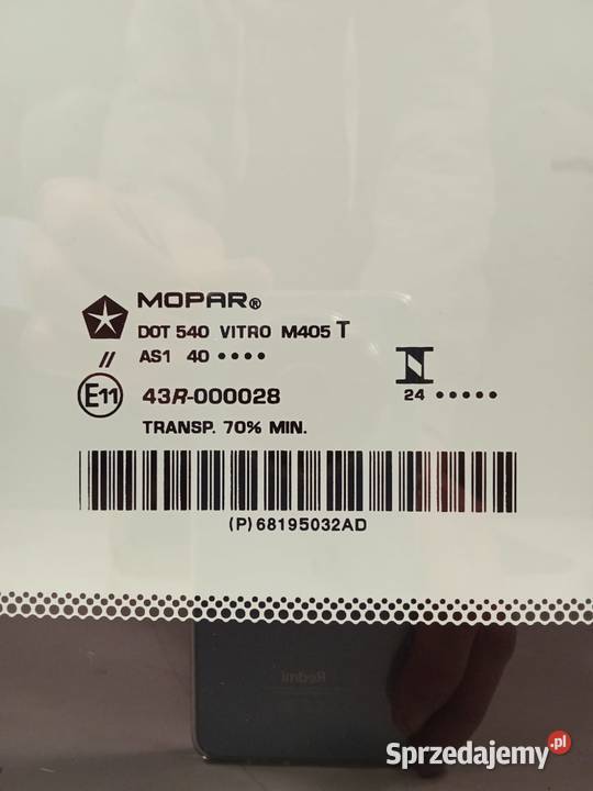 Szyba Przednia Dodge Ram 14 Oryginał Sensor Bralin