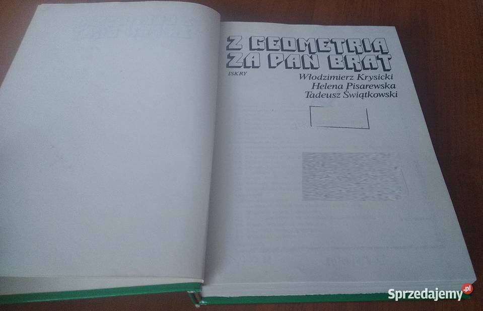 Z geometrią pan brat Krysicki Pisarewska Gdańsk