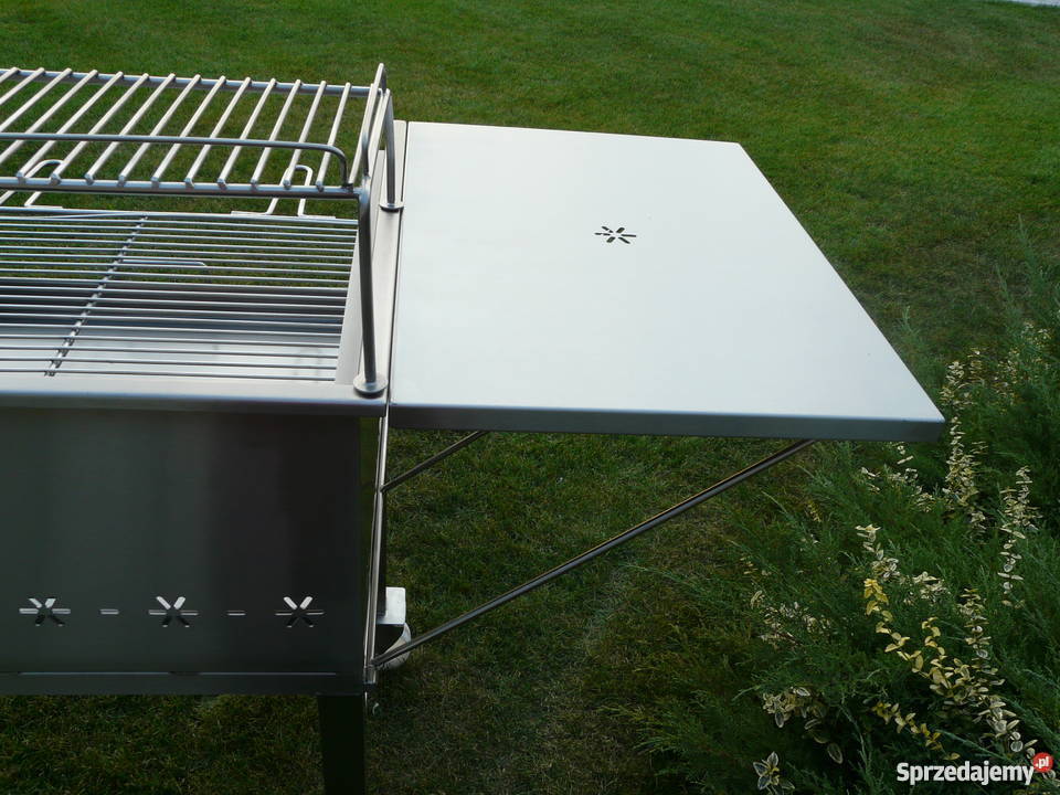 Grill gastronomiczny duży nierdzewny Jutrosin