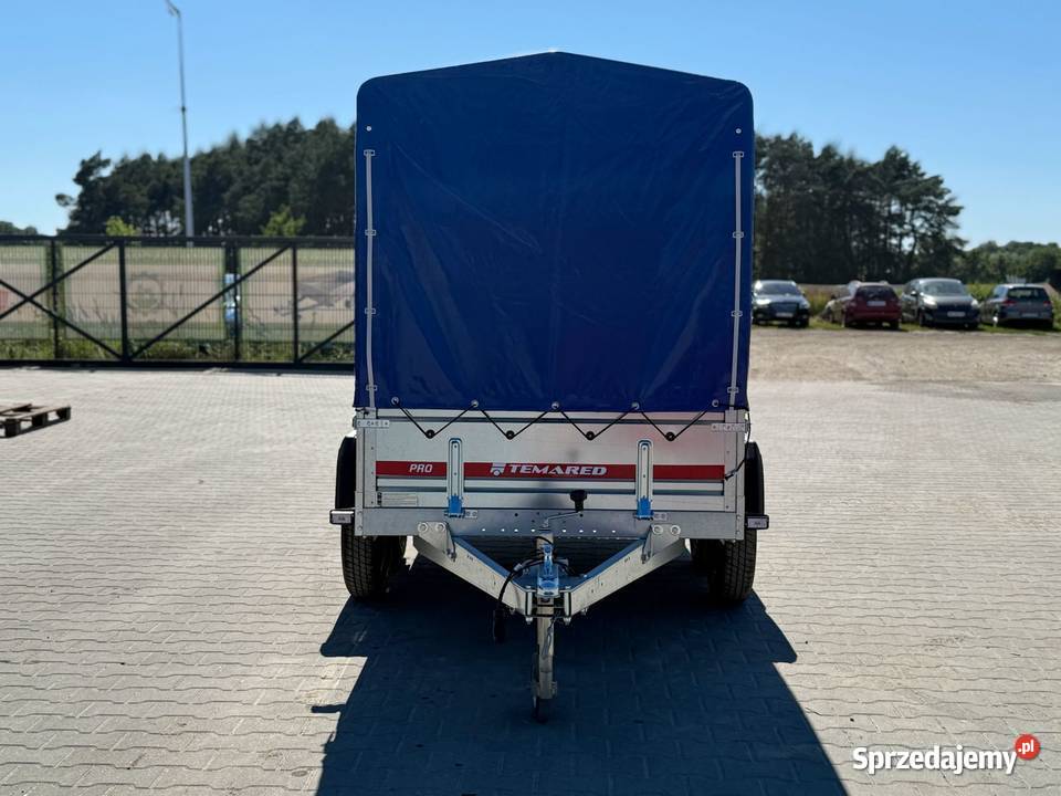TEMARED PRO 26122 przyczepa dwuosiowa 750 ze Do samochodów osobowych
