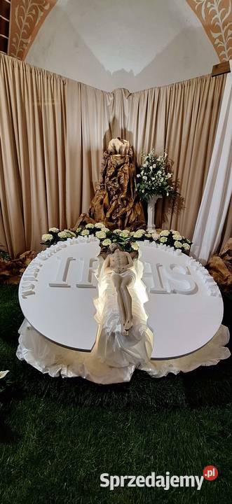 Hostia przełamana dekoracja Wielkanoc Grób Dobrzyca