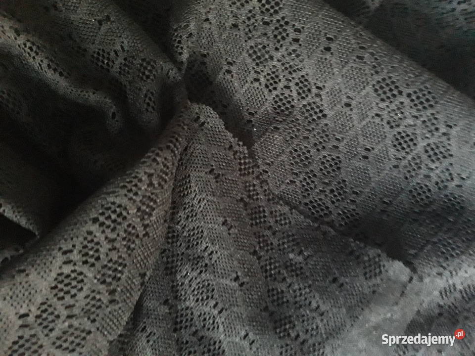 koronka kolor czarny szerokość aż 170 kupon 55
