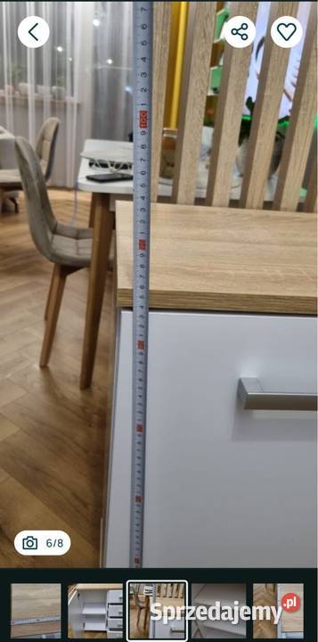 Biała komoda z szufladami i półkami śląskie Tychy sprzedam