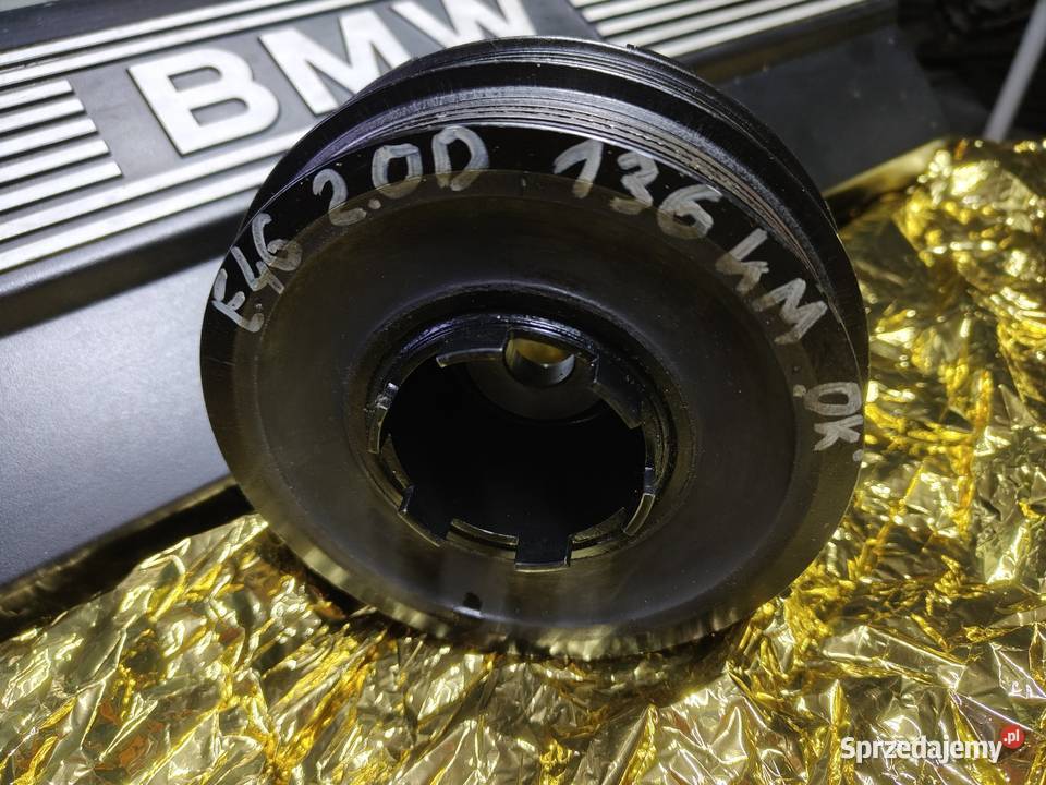 Bmw e46 20d 136koło pasowe wału korbowego stan łódzkie Aleksandrów Łódzki sprzedam