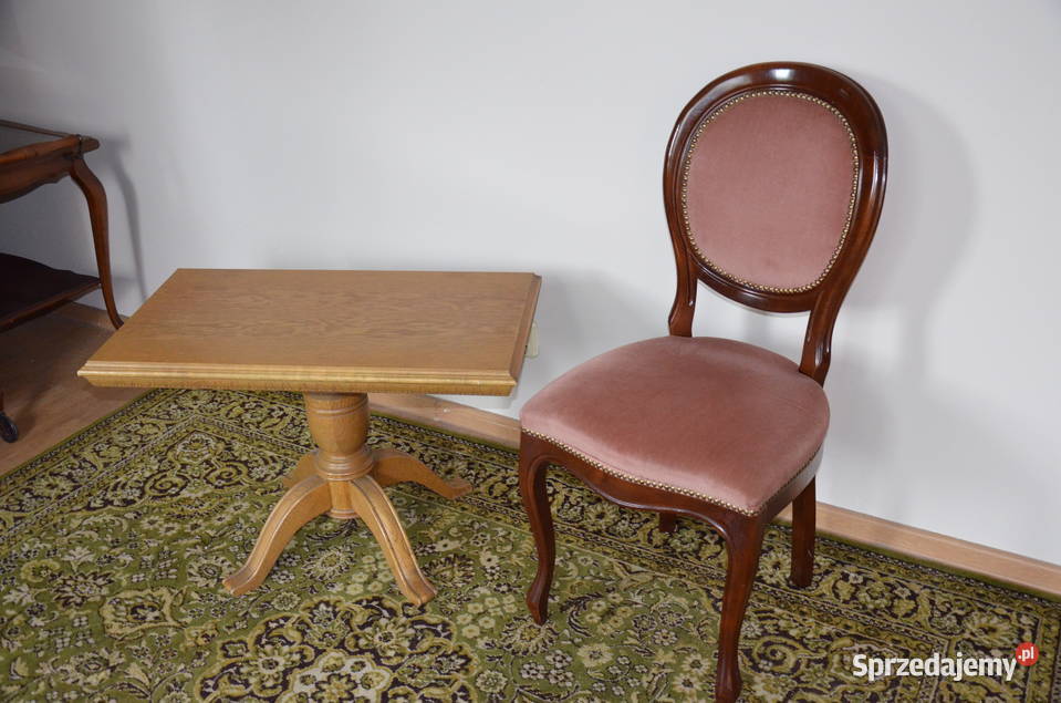 Ława Obrotowa Stolik Kawowy Stół Krzesło Meble 53cm Gliwice