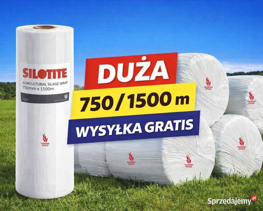Folia na baloty sianokiszonkę WYSYŁKA DUŻA Pozostałe sprzedam