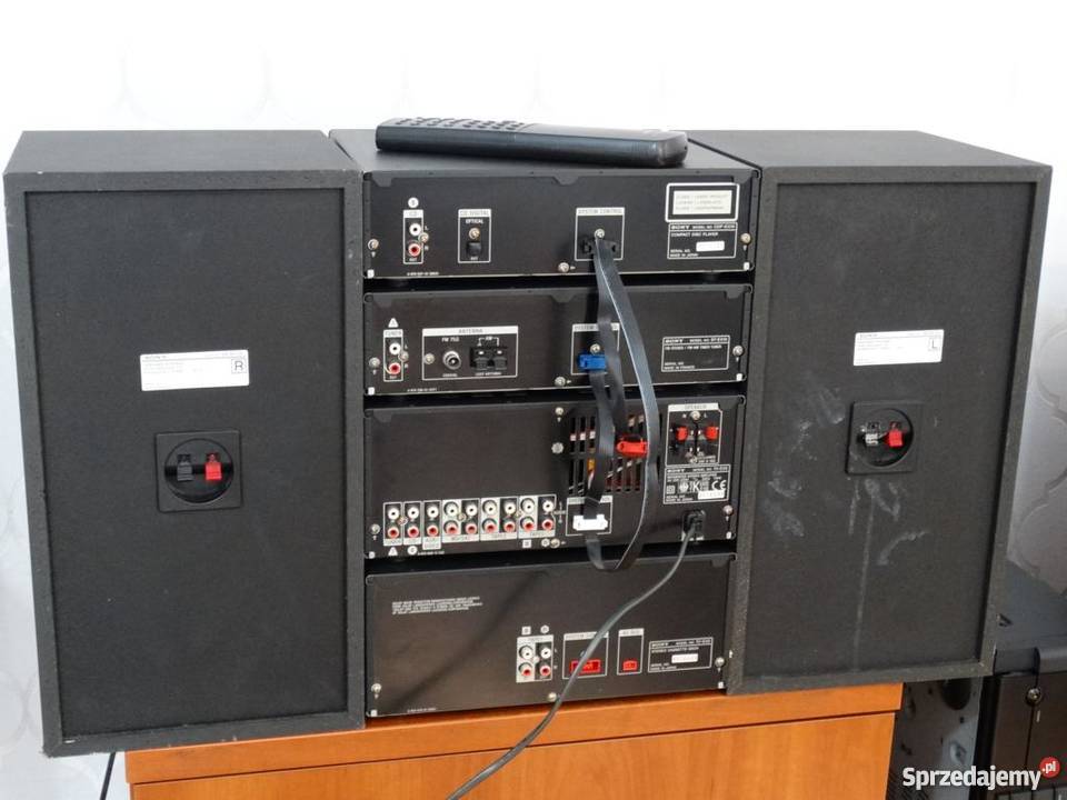 Wieża Sony MHCEX5 kol pilot Mocna WYSYŁKA podkarpackie Jasło sprzedam