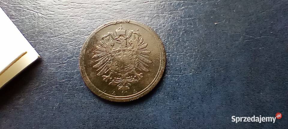 Stare monety 1 fenig 1876 A Niemcy podkarpackie Lesko