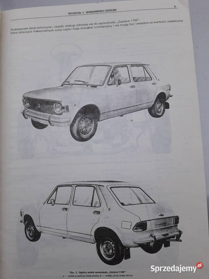 Instrukcja naprawy samochodu Zastava 1100 mazowieckie Warszawa