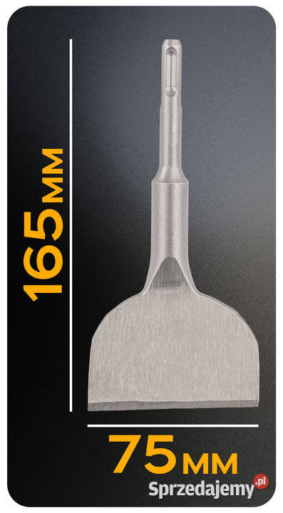dłuto sds płaskie odgięte 75x165mm do betonu Pozostałe Katowice