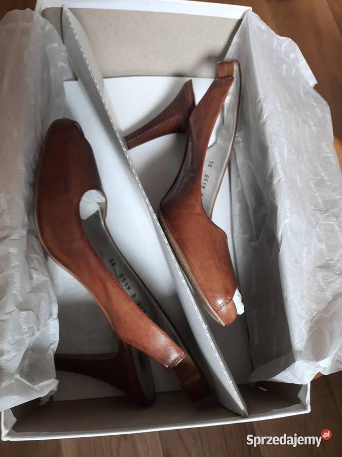 Czółenka letnie skórzane Gino Rossi Kraków sprzedam