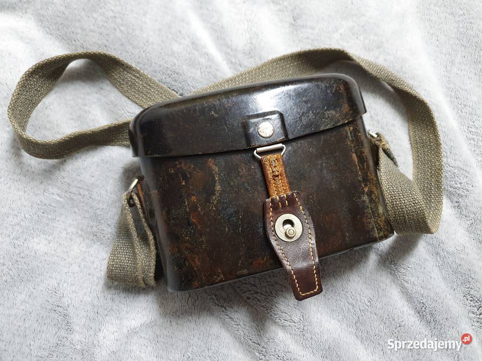 Lornetka Szwajcarska powojenna z opakowaniem Gdynia