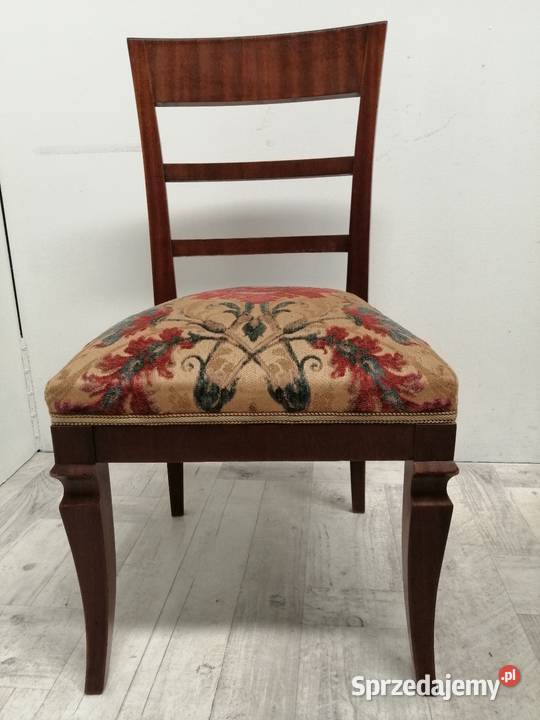 komplet do salonu stół i krzesła ława art deco Radomsko