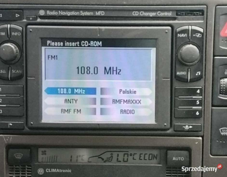 RADIO Nawigacja MFD Volkswagen Passat B5 fl