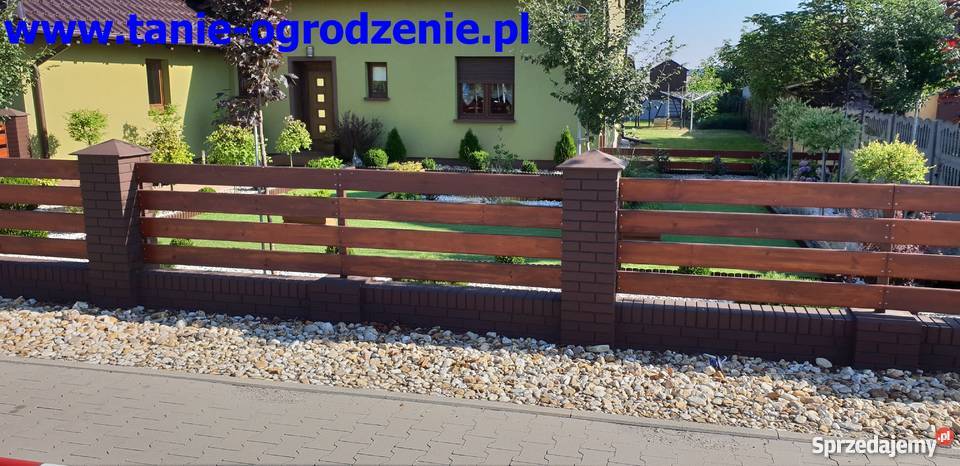 Ala klinkier słupki murki ogrodzenia imitacja
