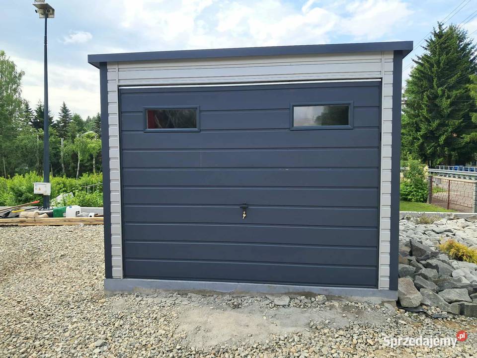 Garaż blaszany 3x5 Konstrukcja w ocynku