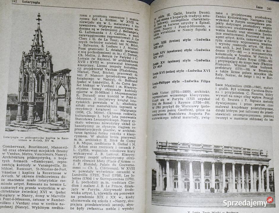Słownik sztuki francuskiej Andrzej Dulewicz Rok wydania 1986 Pozostałe Chełm sprzedam
