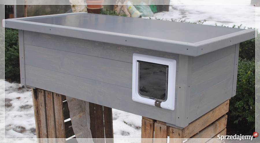 Buda 23 kotów z przedsionkiem i drzwiczkami Szczecin