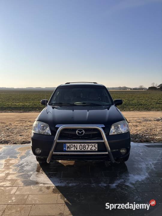 Mazda Tribute 4x4 benzyna hak benzyna klima tempomat Płońsk sprzedam
