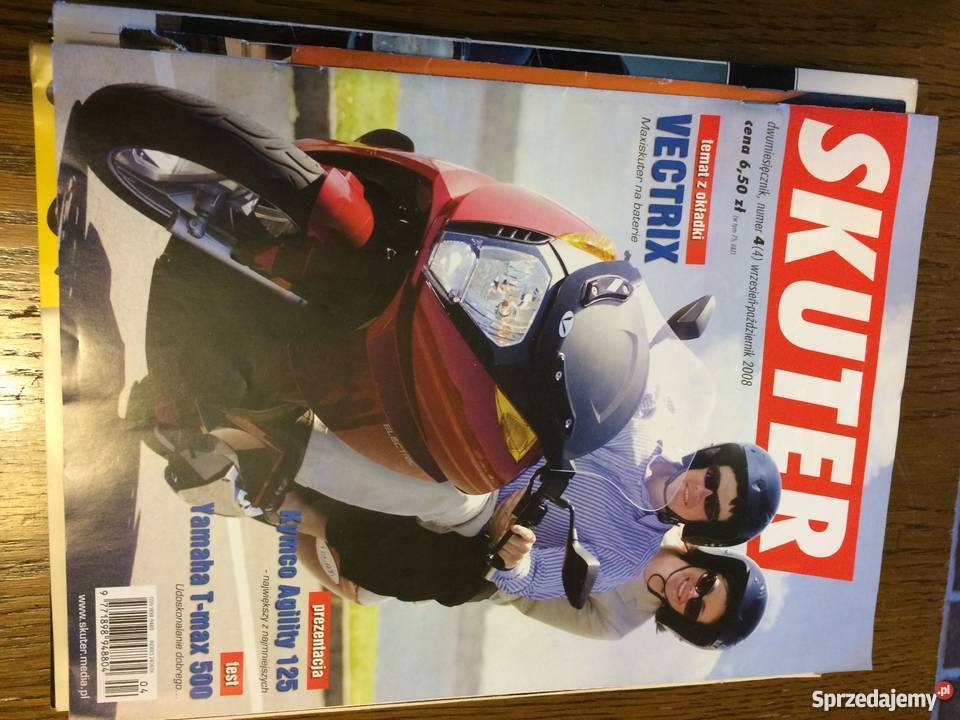 Pisma motoryzacyjne 4 skuter driver i inne Zielonka