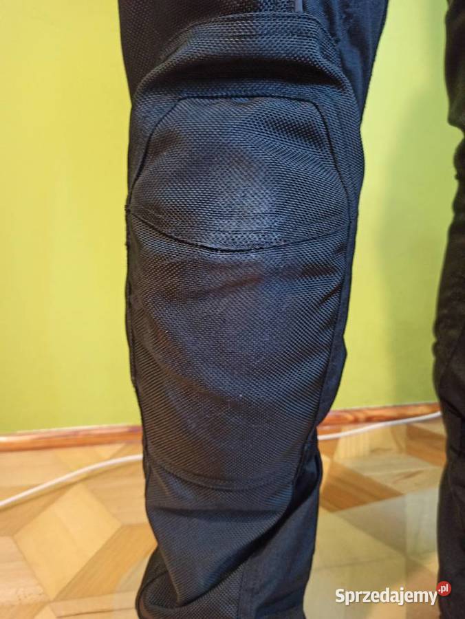 Spodnie motocyklowe FLM rozmiar M50 Wiśniowa