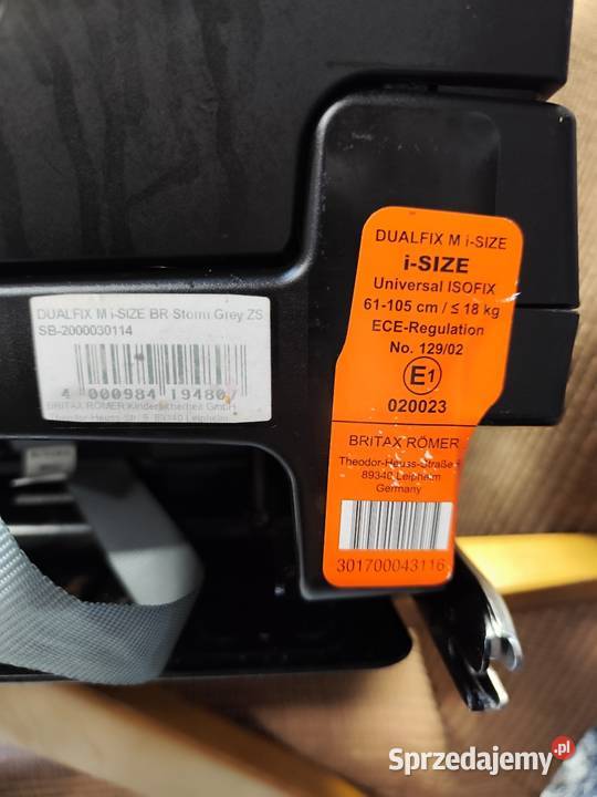 Britax Romer M isize Idealny 0-18kg