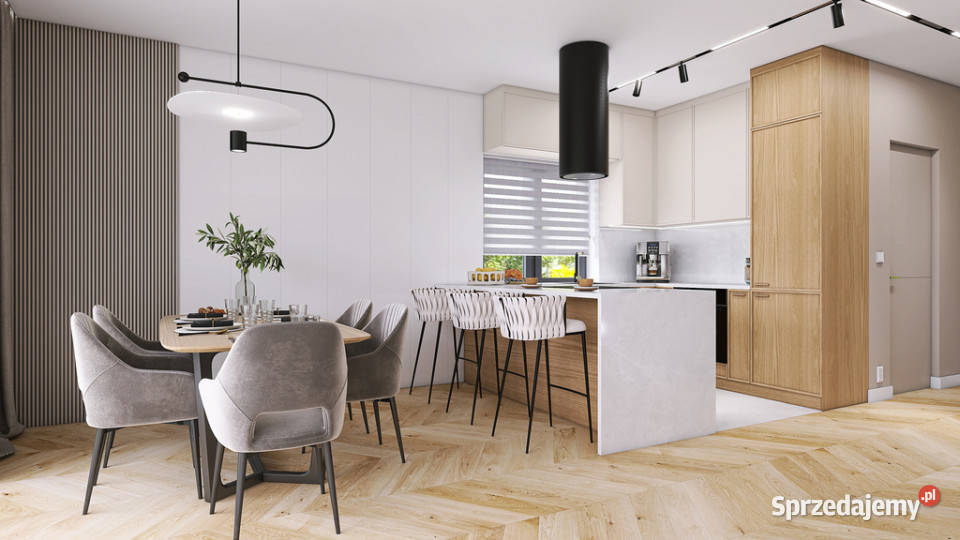 Nowoczesny Dom z garażem 130 m2 30 m2 poddasza Nieruchomości Siadło Dolne