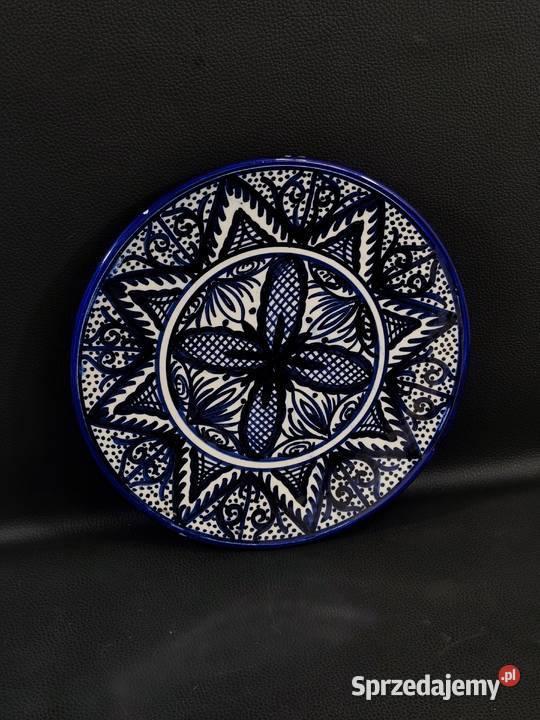 Hiszpański Talerz Ceramiczny Poddębice