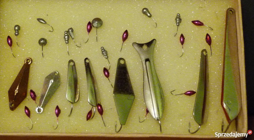 Zestaw wędkarski spinning grunt lód kołowrotki Starachowice