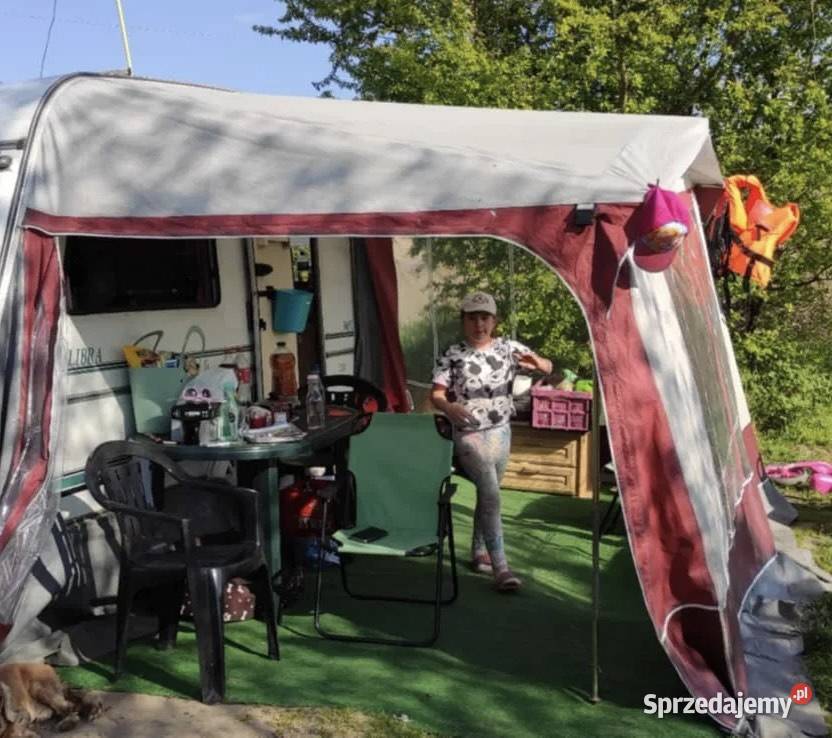 Przyczepa z przedsionkiem zarejestrowana Rok produkcji 1991 Kielce