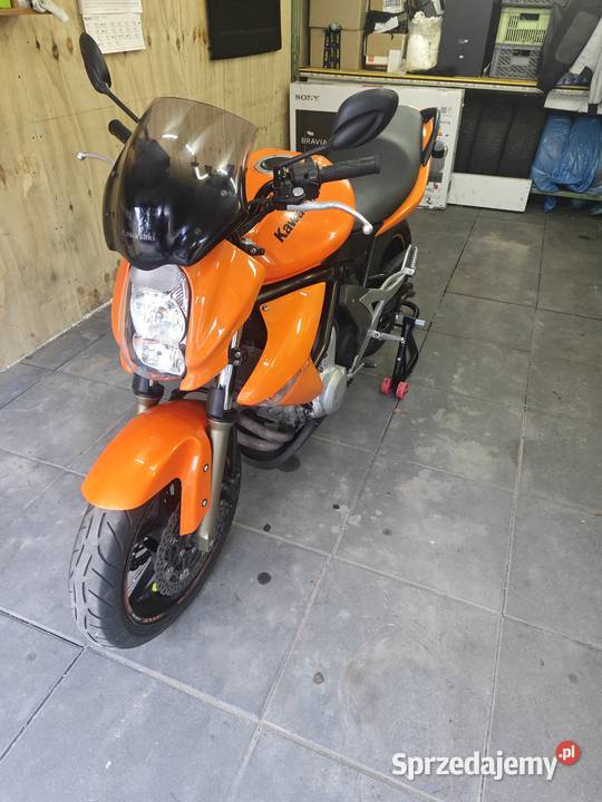 Kawasaki er6n 2007r 34 przebiegu naked mazowieckie Małkinia Górna